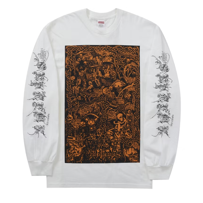 Supreme Wombat L/S Tee - White (SS26)