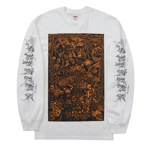 Supreme Wombat L/S Tee - White (SS26)