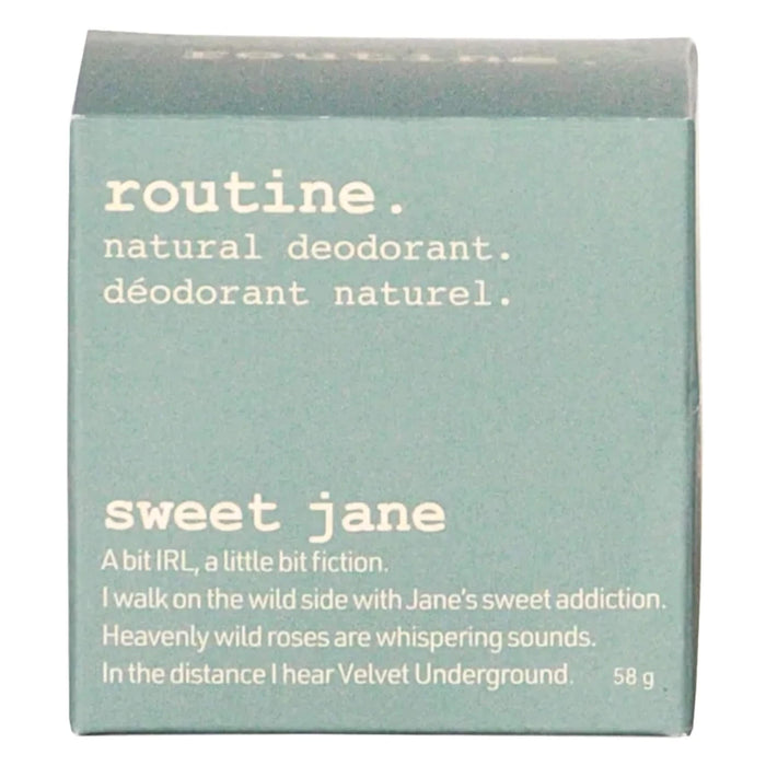 Package of Routine. Sweet Jane Deodorant 58g