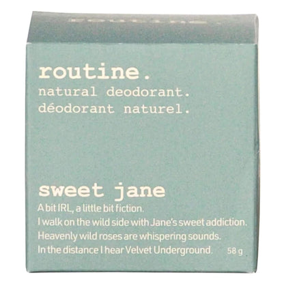 Package of Routine. Sweet Jane Deodorant 58g