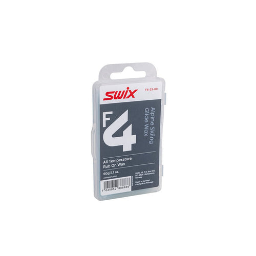 Swix F4 Glidewax Rub on W/Cork 60G 2026 - UtahSkis for sale at UtahSkis