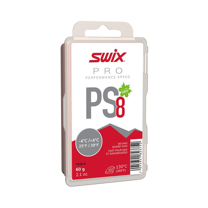 Swix Ps8 Red 60G Wax 2026 - UtahSkis for sale at UtahSkis