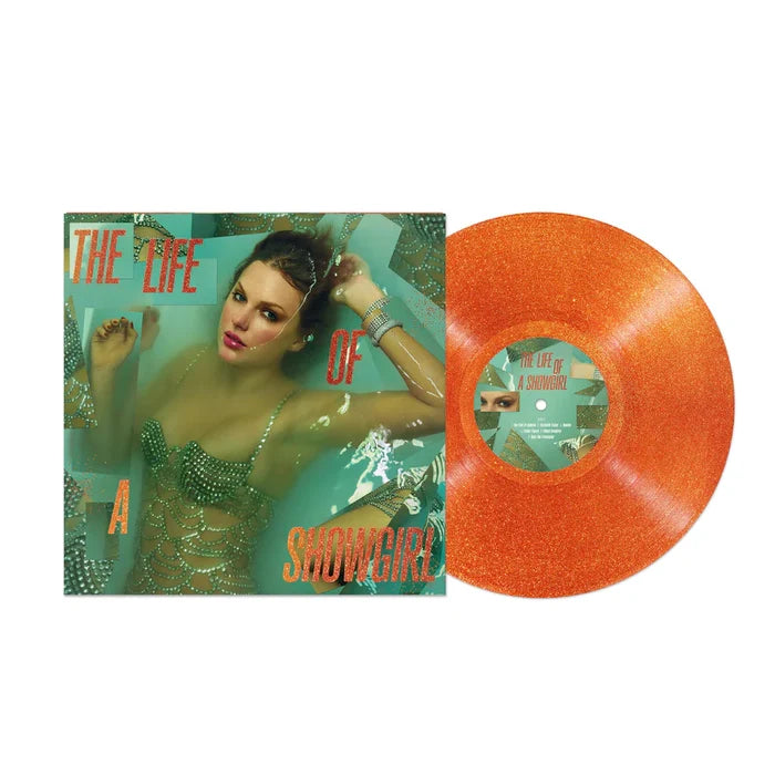 Taylor Swift The Life Of A Showgirl Orange Glitter LP