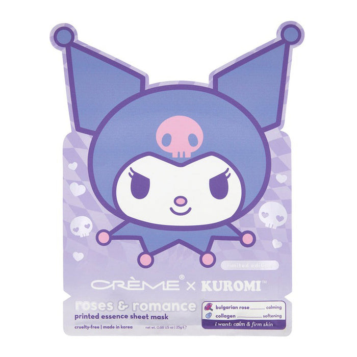 The Creme Shop Kuromi Roses & Romance Printed Essence Sheet Mask - ikatehouse