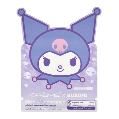 The Creme Shop Kuromi Roses & Romance Printed Essence Sheet Mask - ikatehouse