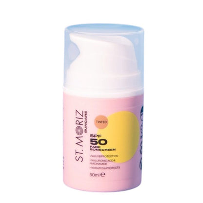 TINTED FACE SUNSCREEN SPF50 - Crema De Fata Nuantatoare Cu SPF 50 Si Protectie UVA Si UVB