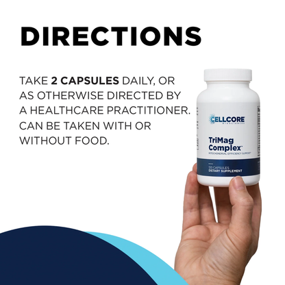 CellCore TriMag Complex magnesium and mitochondrial support supplement bottle