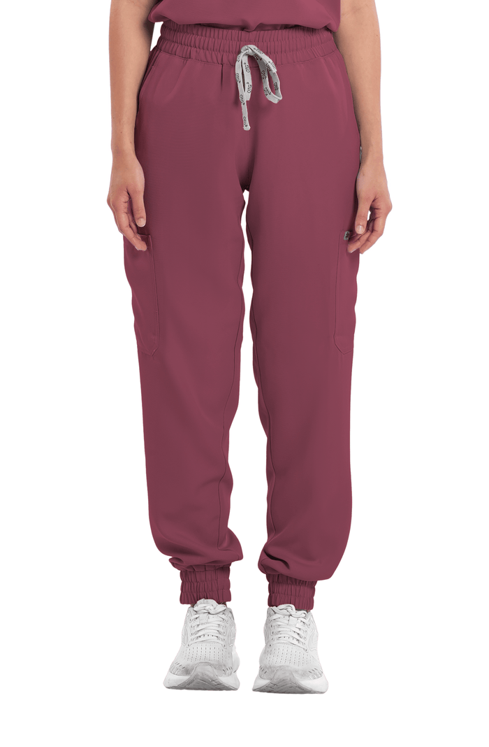 Twill Custom Fit Garterized Jogger Women Scrub Pants
