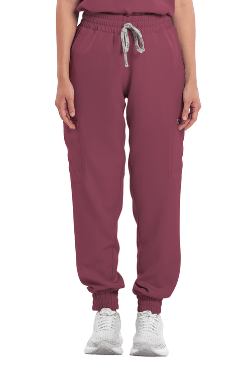 Twill Custom Fit Garterized Jogger Women Scrub Pants