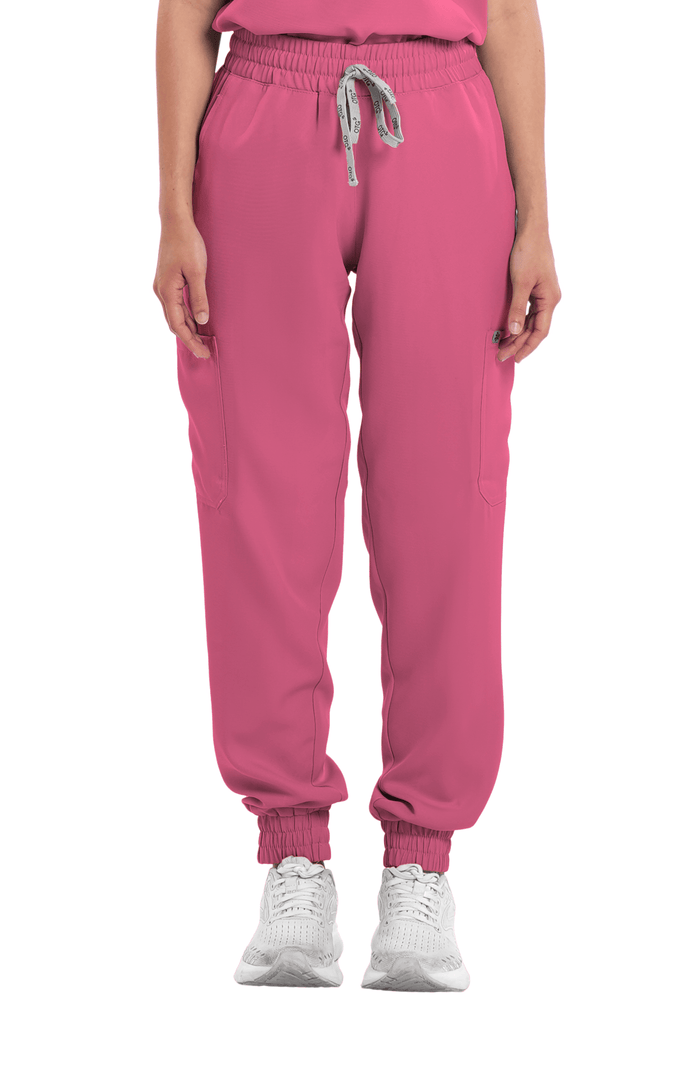 Twill Custom Fit Garterized Jogger Women Scrub Pants