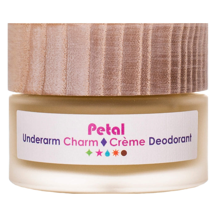 Jar of Living Libations Underarm Charm Crème Deodorant - Petal 30ml