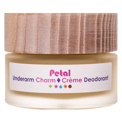 Jar of Living Libations Underarm Charm Crème Deodorant - Petal 30ml