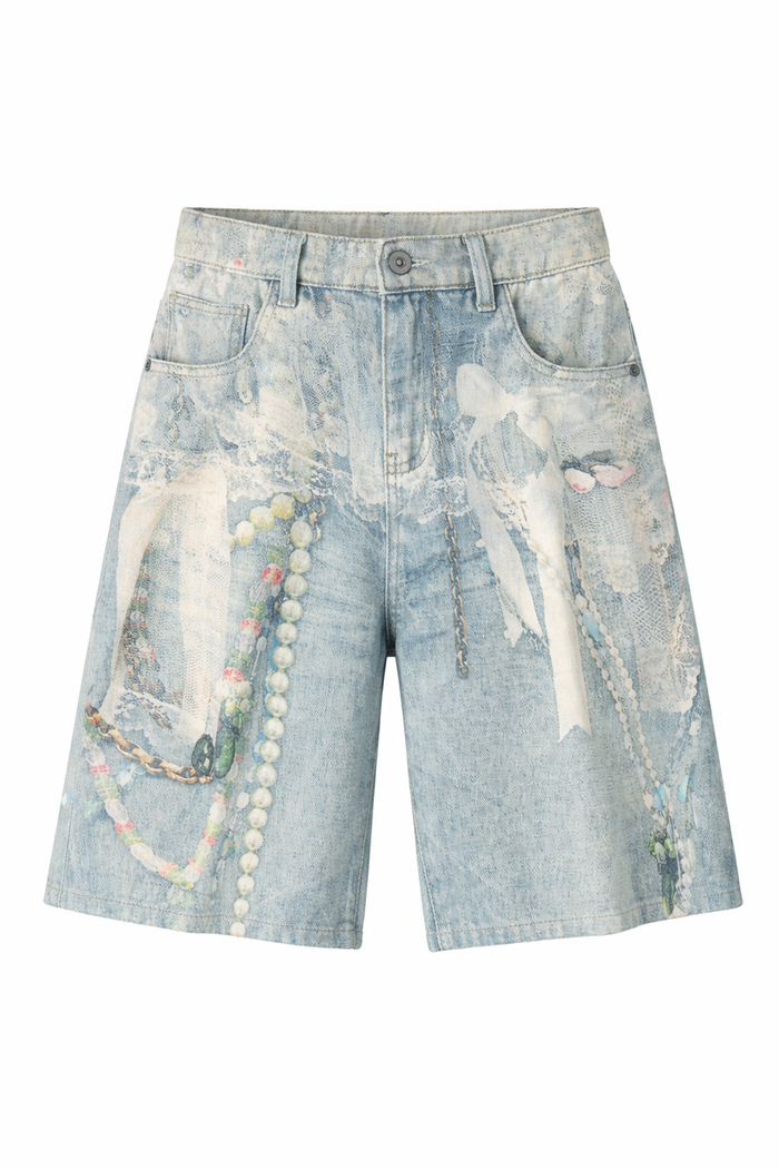 Undeveloped Pearl Light Blue Shorts