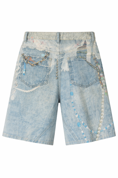 Undeveloped Pearl Light Blue Shorts