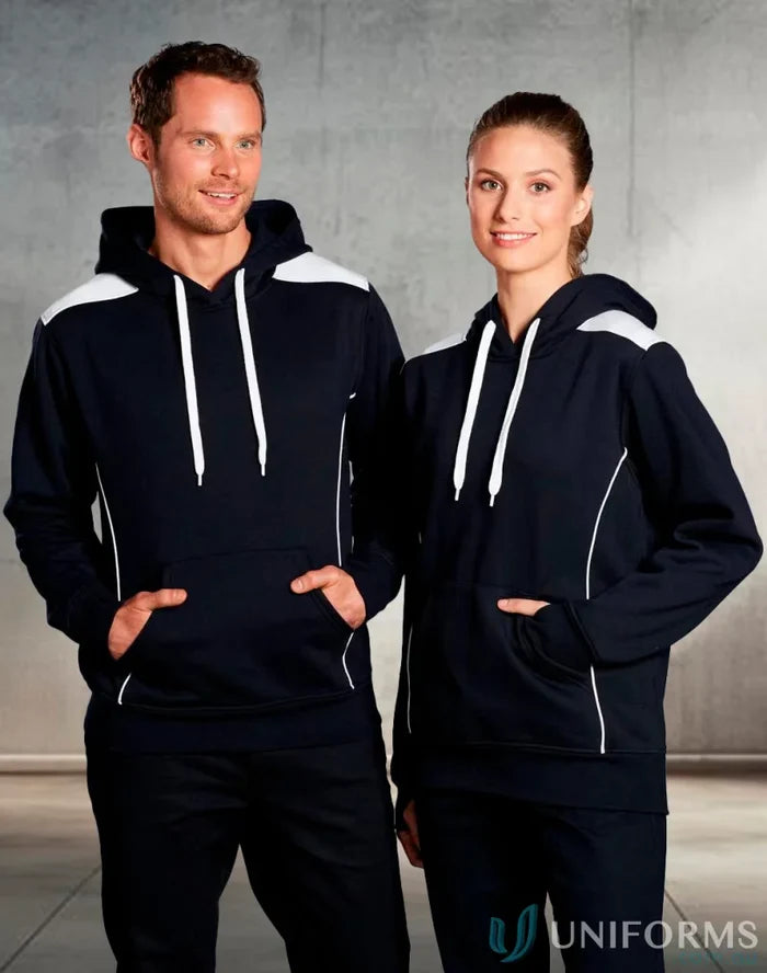 Matching navy and white hooded sweatshirts for kids, brighten your look with FL19 Croxton Hoodie