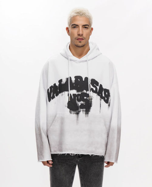 Valabasas "Fifth" Vintage White Pullover Hoodie