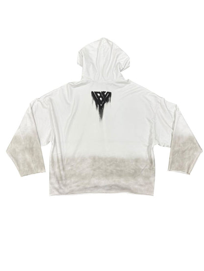 Valabasas "Fifth" Vintage White Pullover Hoodie