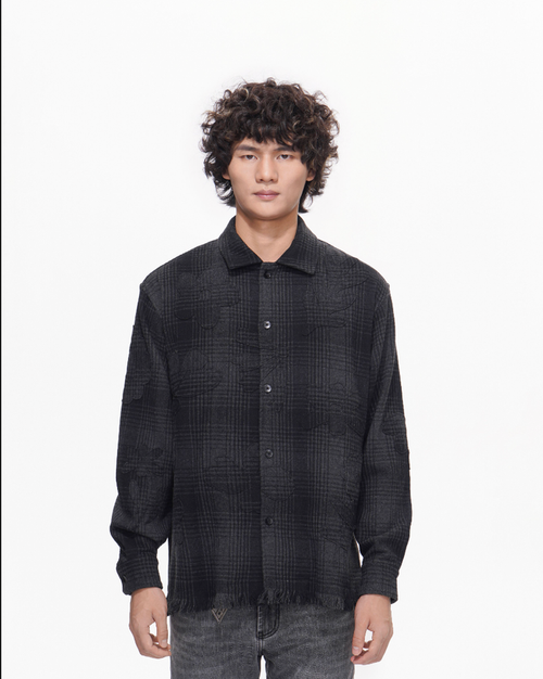 Valabasas "Harvest" Black Button Up Flannel