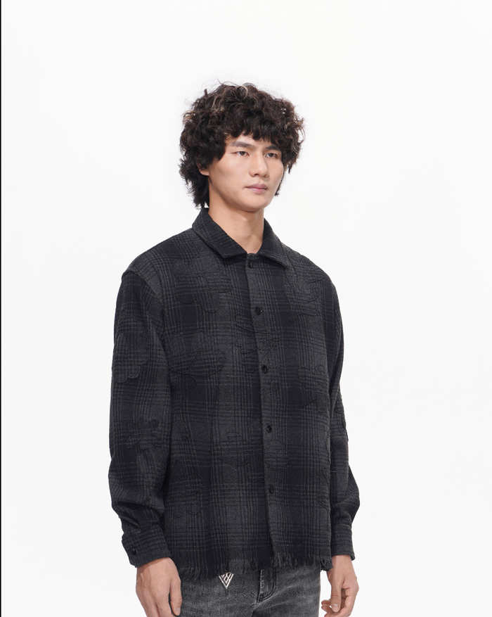Valabasas "Harvest" Black Button Up Flannel