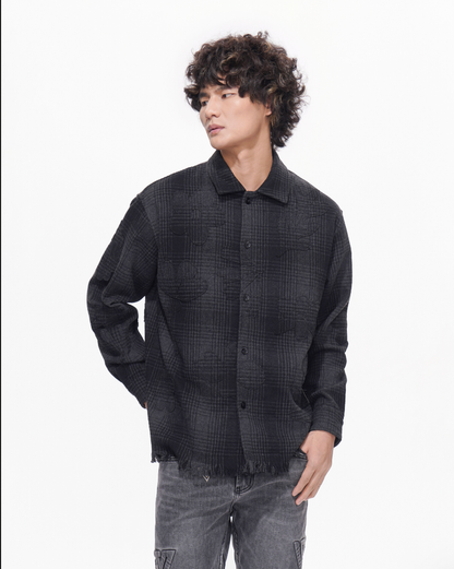 Valabasas "Harvest" Black Button Up Flannel