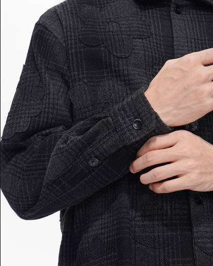 Valabasas "Harvest" Black Button Up Flannel