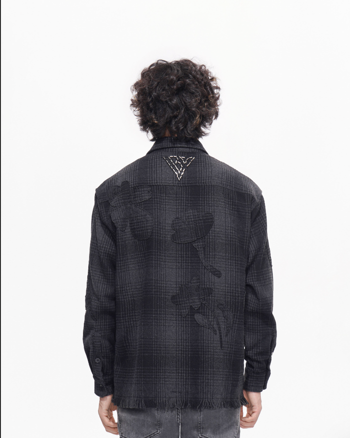 Valabasas "Harvest" Black Button Up Flannel