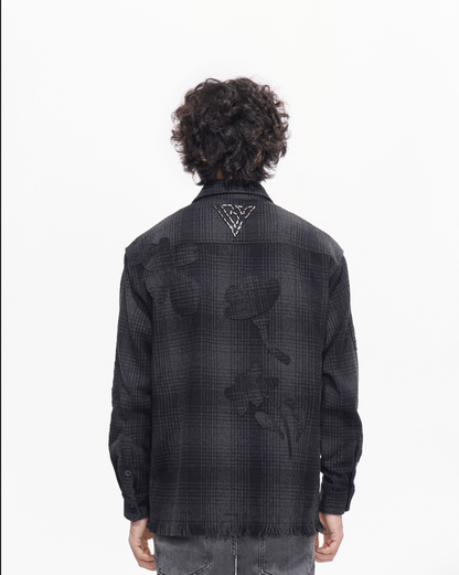 Valabasas "Harvest" Black Button Up Flannel