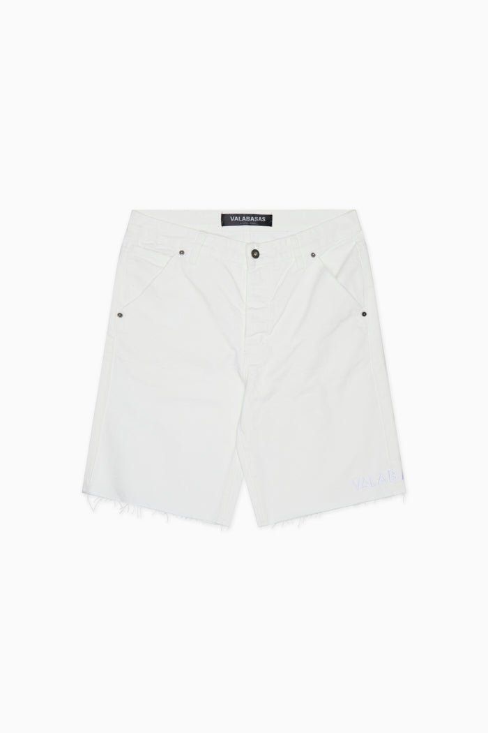 Valabasas "Mr. Shorts" White Denim Shorts