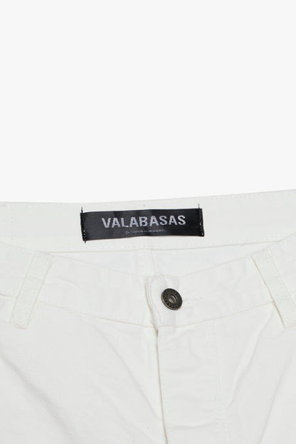 Valabasas "Mr. Shorts" White Denim Shorts