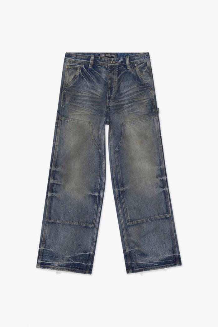 Valabasas "Mr. Straight" Dirty Vintage Blue Denim Jeans