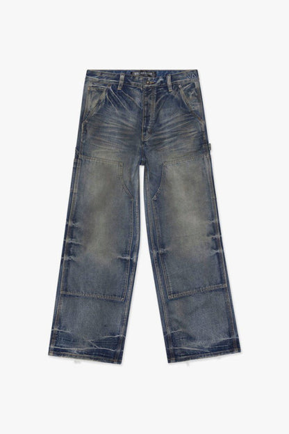Valabasas "Mr. Straight" Dirty Vintage Blue Denim Jeans