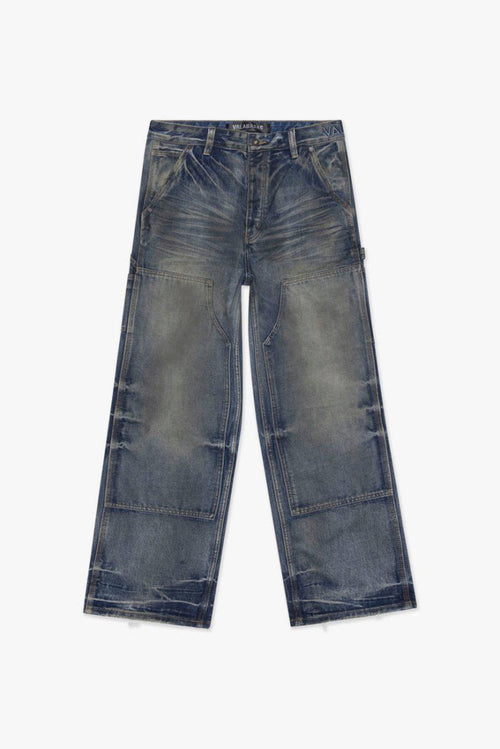 Valabasas "Mr. Straight" Dirty Vintage Blue Denim Jeans