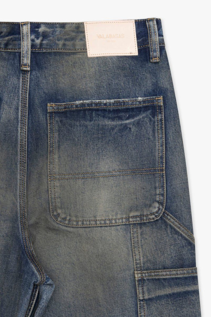Valabasas "Mr. Straight" Dirty Vintage Blue Denim Jeans