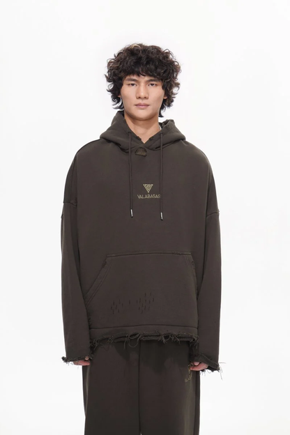Valabasas "Platnum" Brown Pullover Hoodie