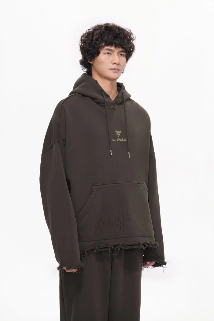 Valabasas "Platnum" Brown Pullover Hoodie