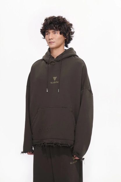 Valabasas "Platnum" Brown Pullover Hoodie