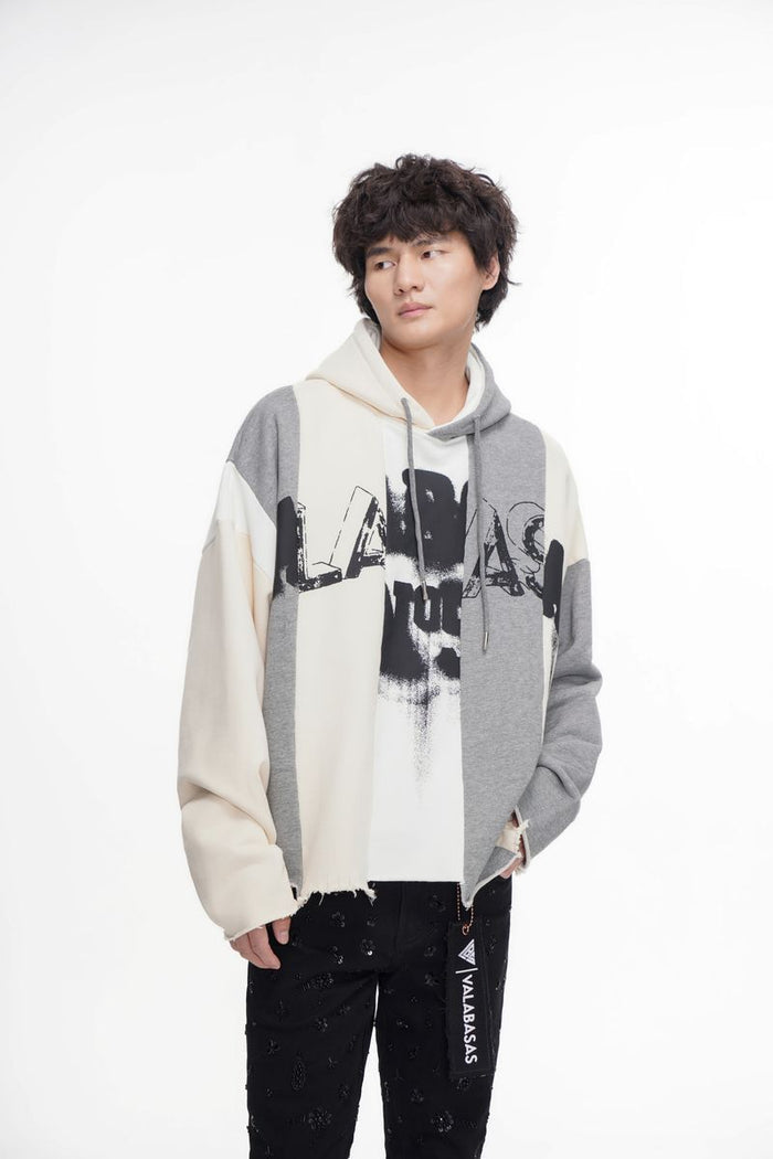 Valabasas "Slipped" Grey Pullover Hoodie