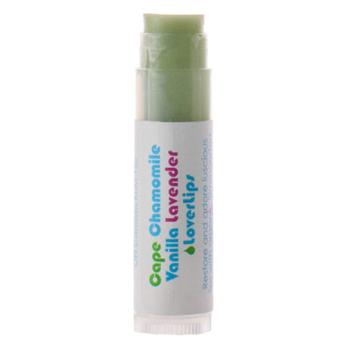 Tube of Living Libations Vanilla Chamomile Lover Lips 5ml