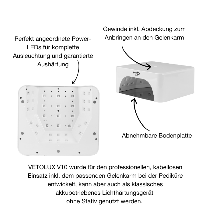 VETOLUX V10 BAT - Premium LED-UV Gerät