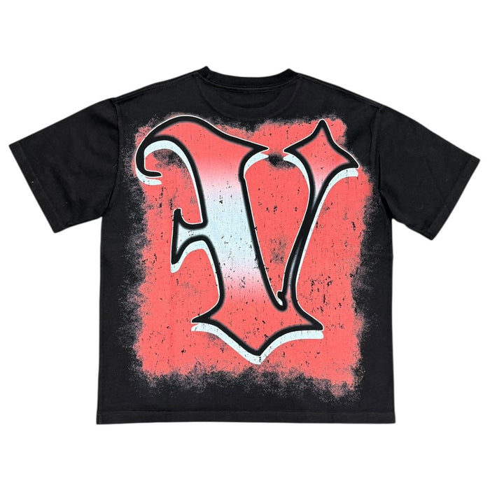 Vtilted "Roses" Jet Black Tee