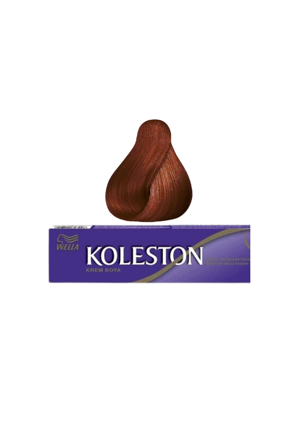 Wella Koleston Permanent Hair Color 6/74 Dark Blonde Intense Red 50ml