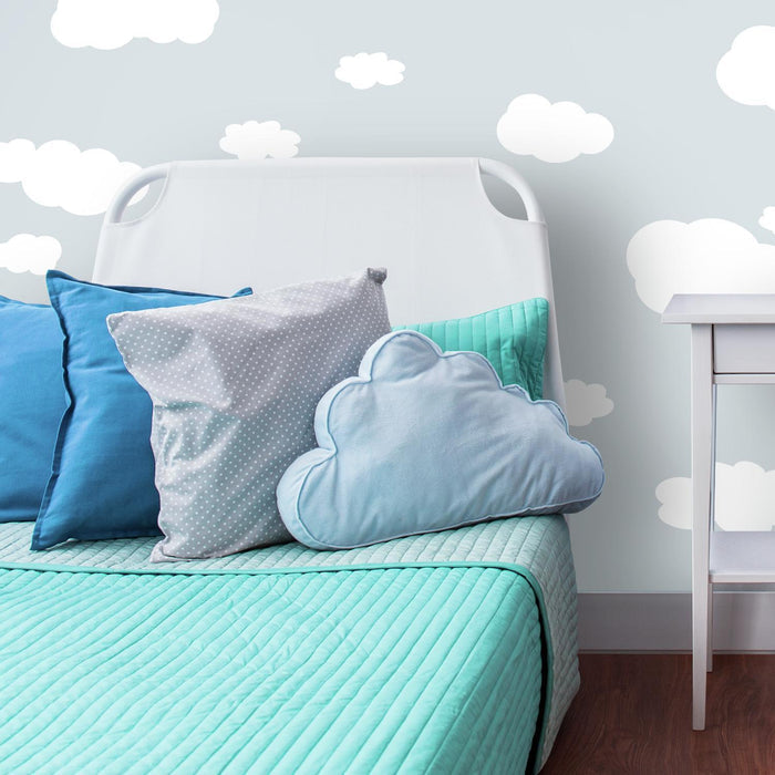 White Clouds Peel & Stick Wall Decals - EonShoppee