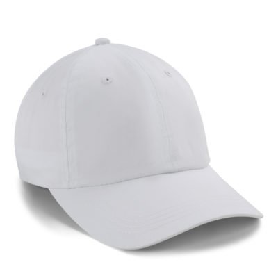 White Velcro Back Cap