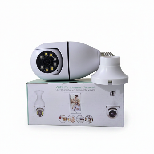 WiFi Panorama Camera Bulb - White Background