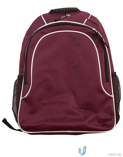Maroon/White/Maroon / (w)35.5cm (h) 43cm (d)15.5cm