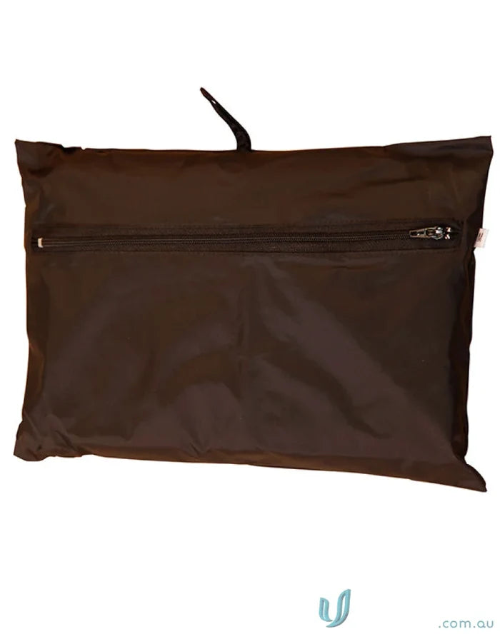 Dark brown foldable spirit kids rain storage bag for kids rain jacket Rain Forest Spray