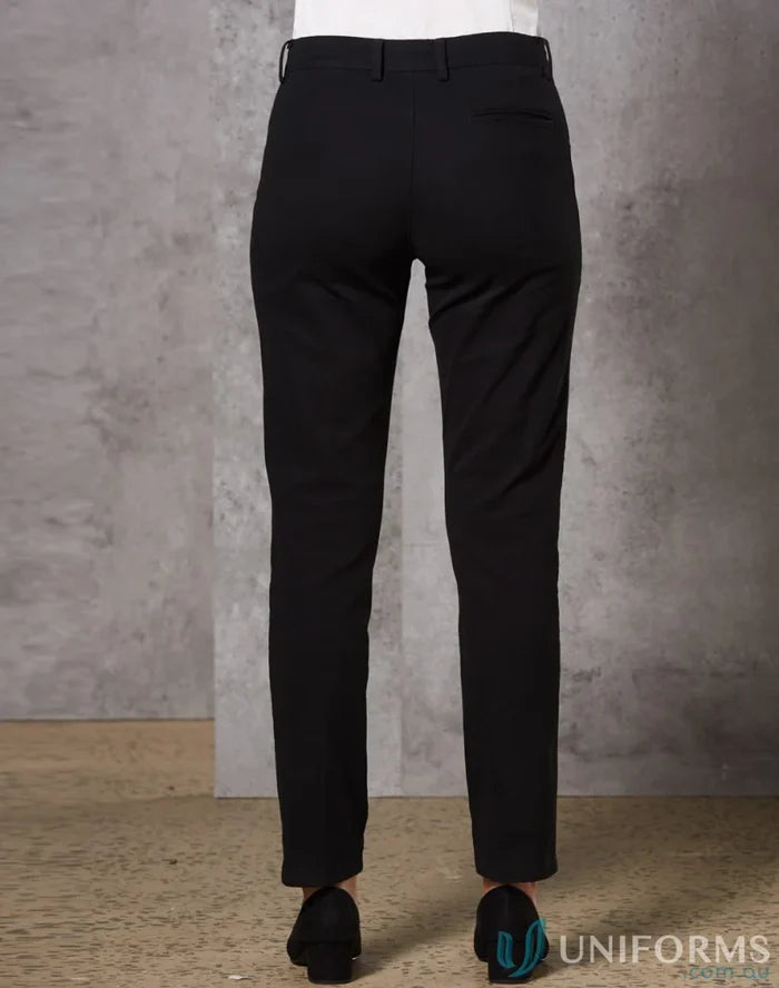 Black black dress pants womens Boston Chino style chinos m9390 for a sleek look