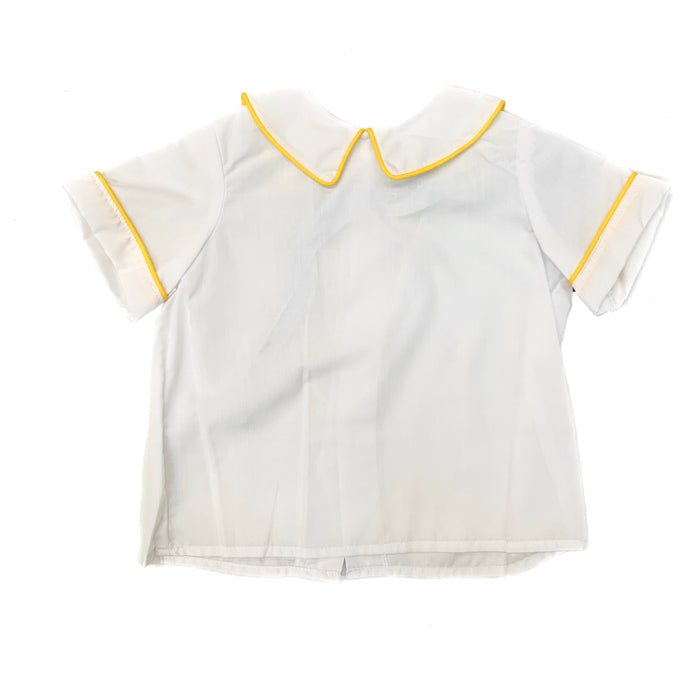 Yellow Trim Collar Shirt
