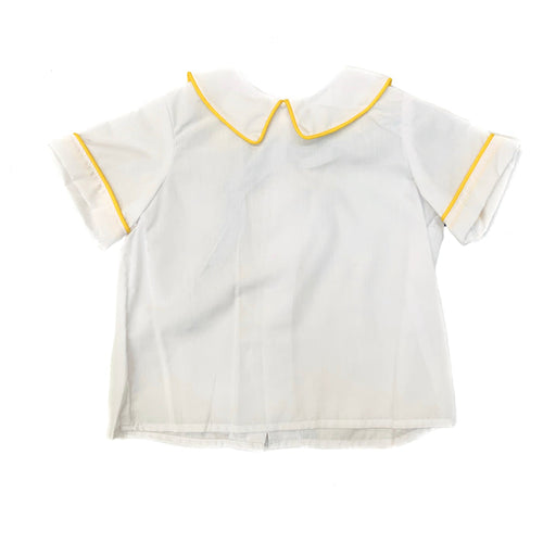 Yellow Trim Collar Shirt