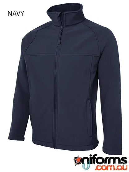 Navy blue JBs Youth Layer Softshell Jacket with waterproof rating 000mm, perfect for outdoor fun